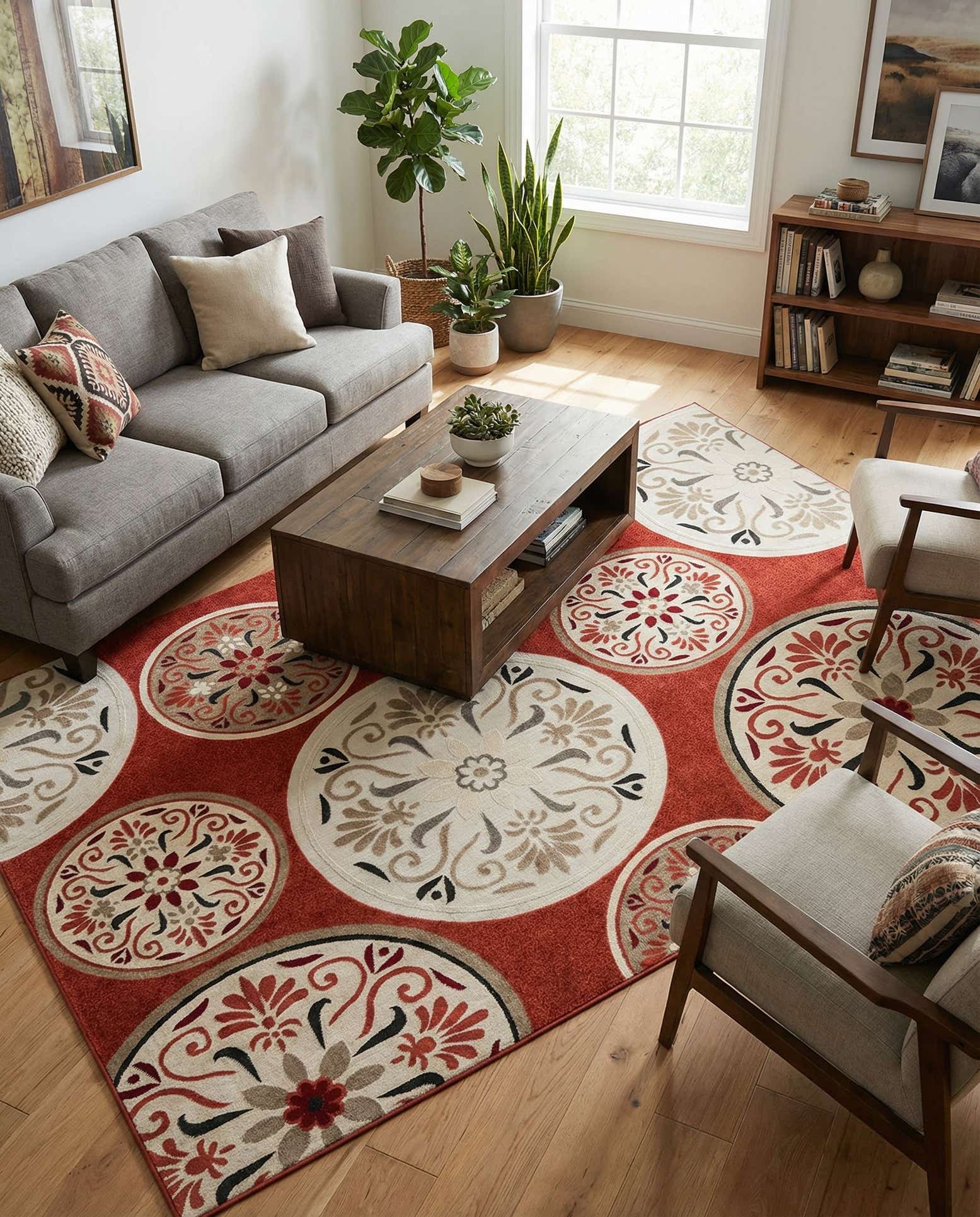 10' x 14' 1 Easy-Clean Modern Indoor / Outdoor Rug