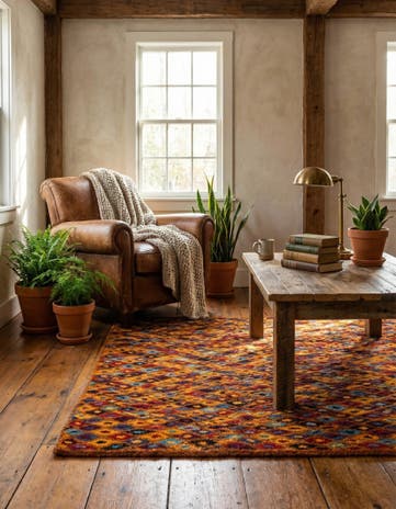 4' x 5' 10 Hand Knotted Balouch Wool Rug