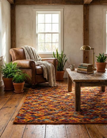 4' x 5' 10 Hand Knotted Balouch Wool Rug