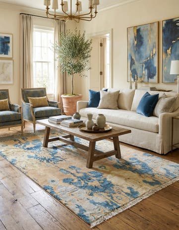 5' x 8' 1 Hand Knotted Darya Rug