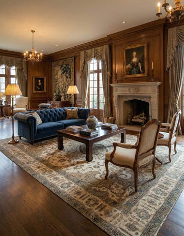 9' 11 x 12' 10 Hand Knotted Vintage Royal Persian Wool Rug