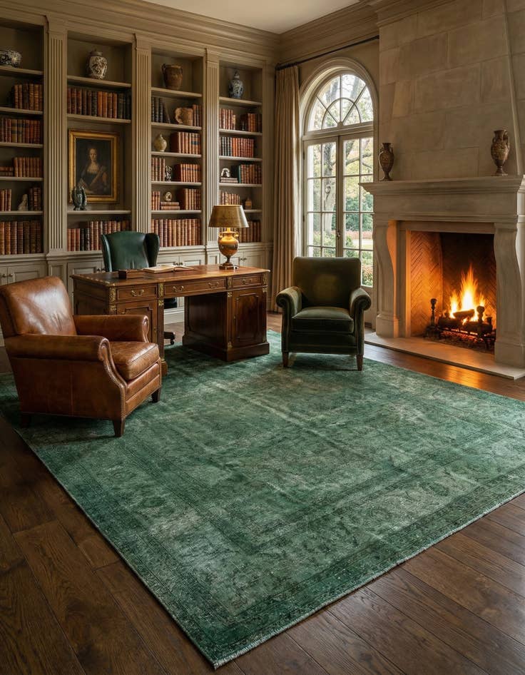 Detail image of 9' 4 x 13' 11 Vintage Wool Rug