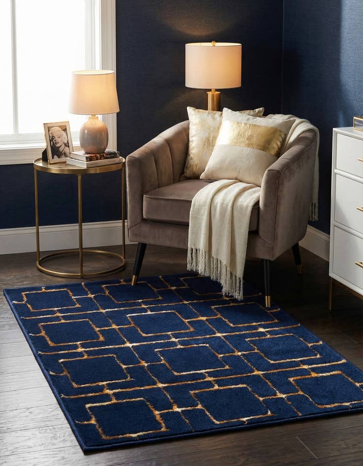 Detail image of 2' x 3'  Marilyn Monroe™ Glam Deco Rug