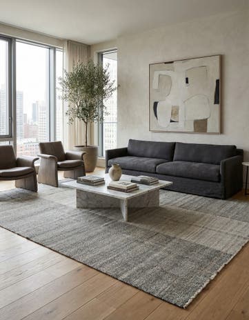 8' 7 x 11' 10 Hand Woven Kilim Modern Wool Rug