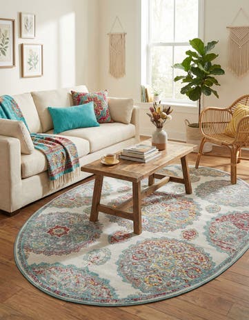 5' 5 x 8' Paragon Oval Rug