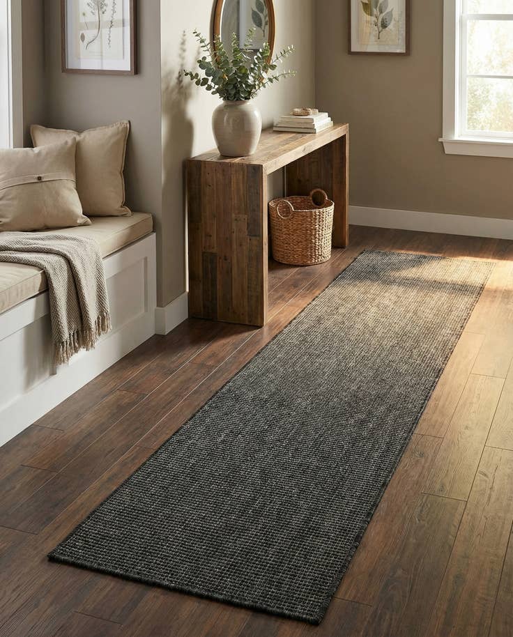 Detail image of 2' x 8' Easy-Clean Solid Indoor / Outdoor Runner Rug