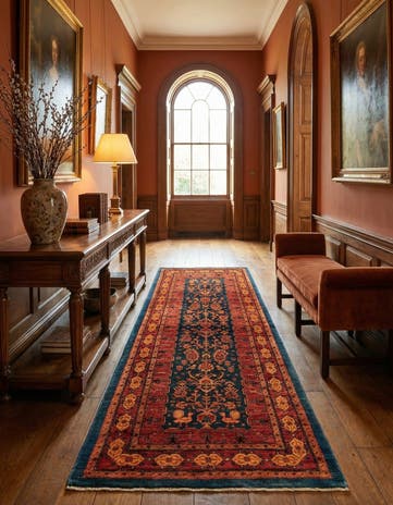 2' 8 x 6' 10 Kashkuli Runner Rug