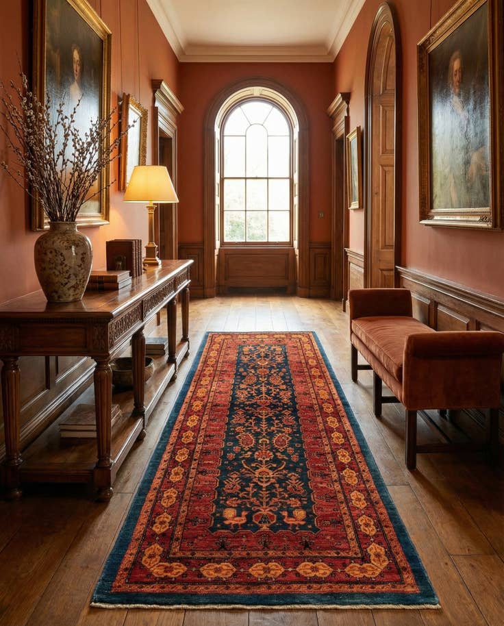 Detail image of 2' 8 x 6' 10 Kashkuli Runner Rug