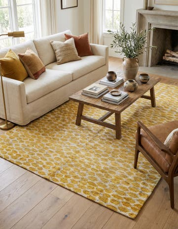 5' 10 x 8' 10 Hand Knotted Moroccan Wool Rug