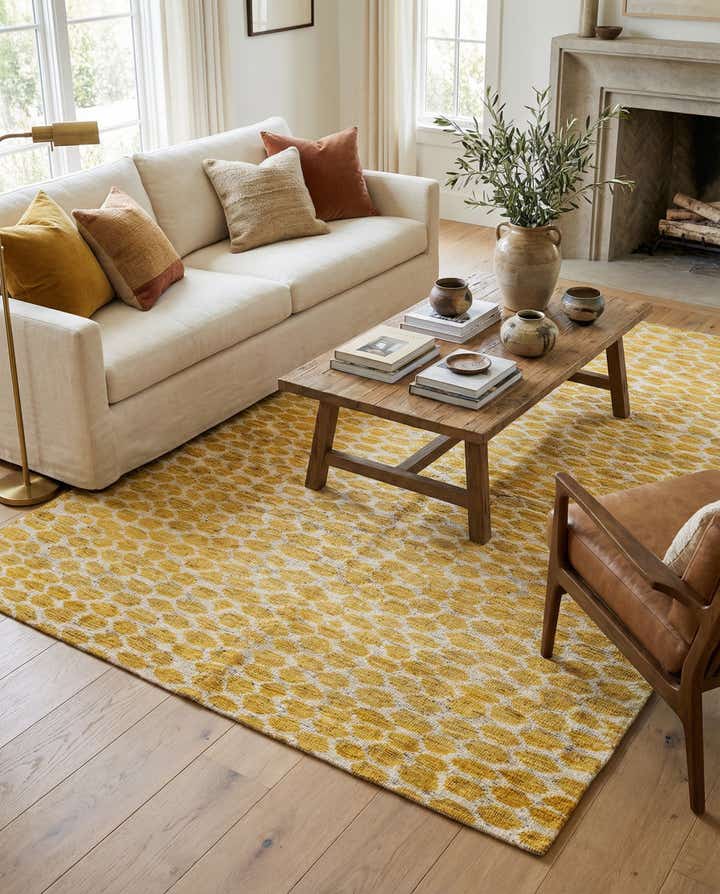 5' 10 x 8' 10 Hand Knotted Moroccan Wool Rug