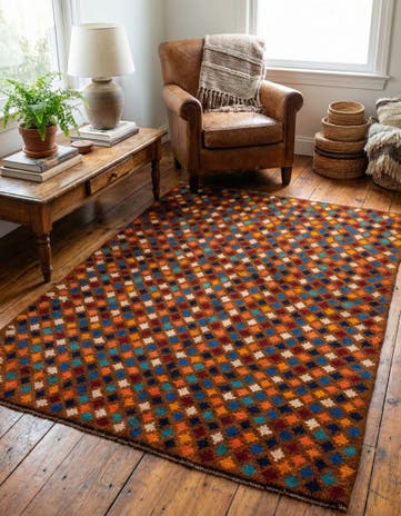 4' 1 x 6' Hand Knotted Balouch Wool Rug