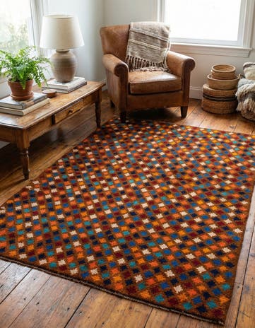 4' 1 x 6' Hand Knotted Balouch Wool Rug