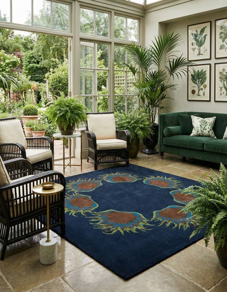 Detail image of 7' 7 x 7' 7 Luna Square Rug