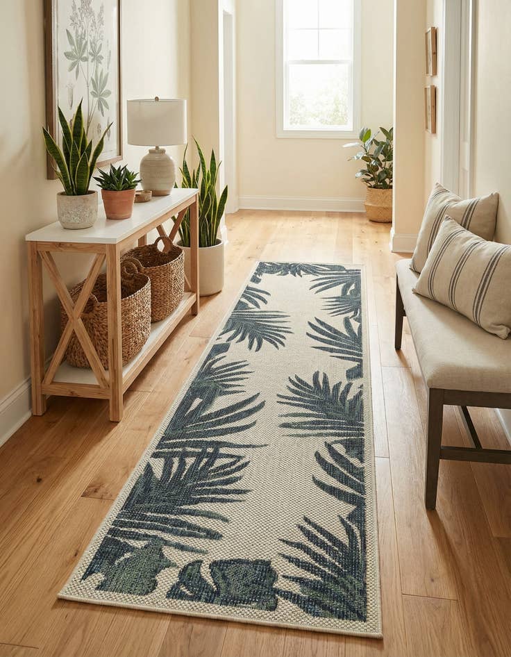 Detail image of 2' x 7' 10  Washable Baja Indoor / Outdoor Runner Rug