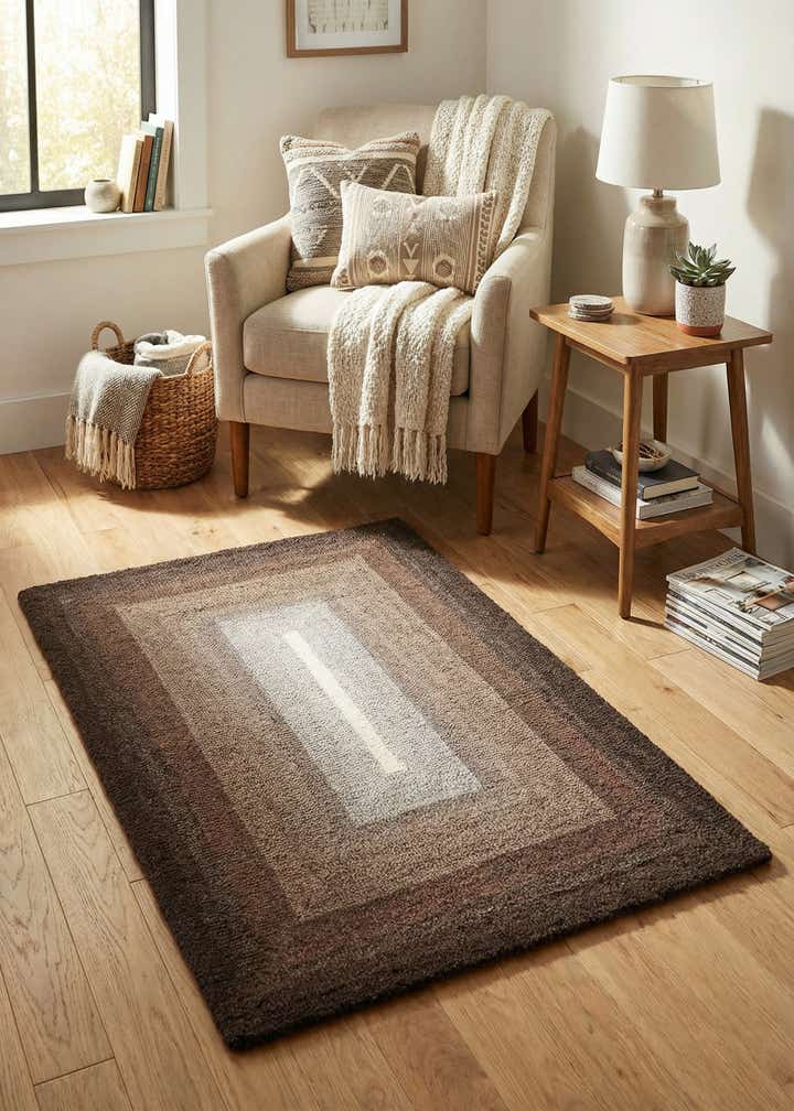2' x 3' 1 Ombre Wool Rug