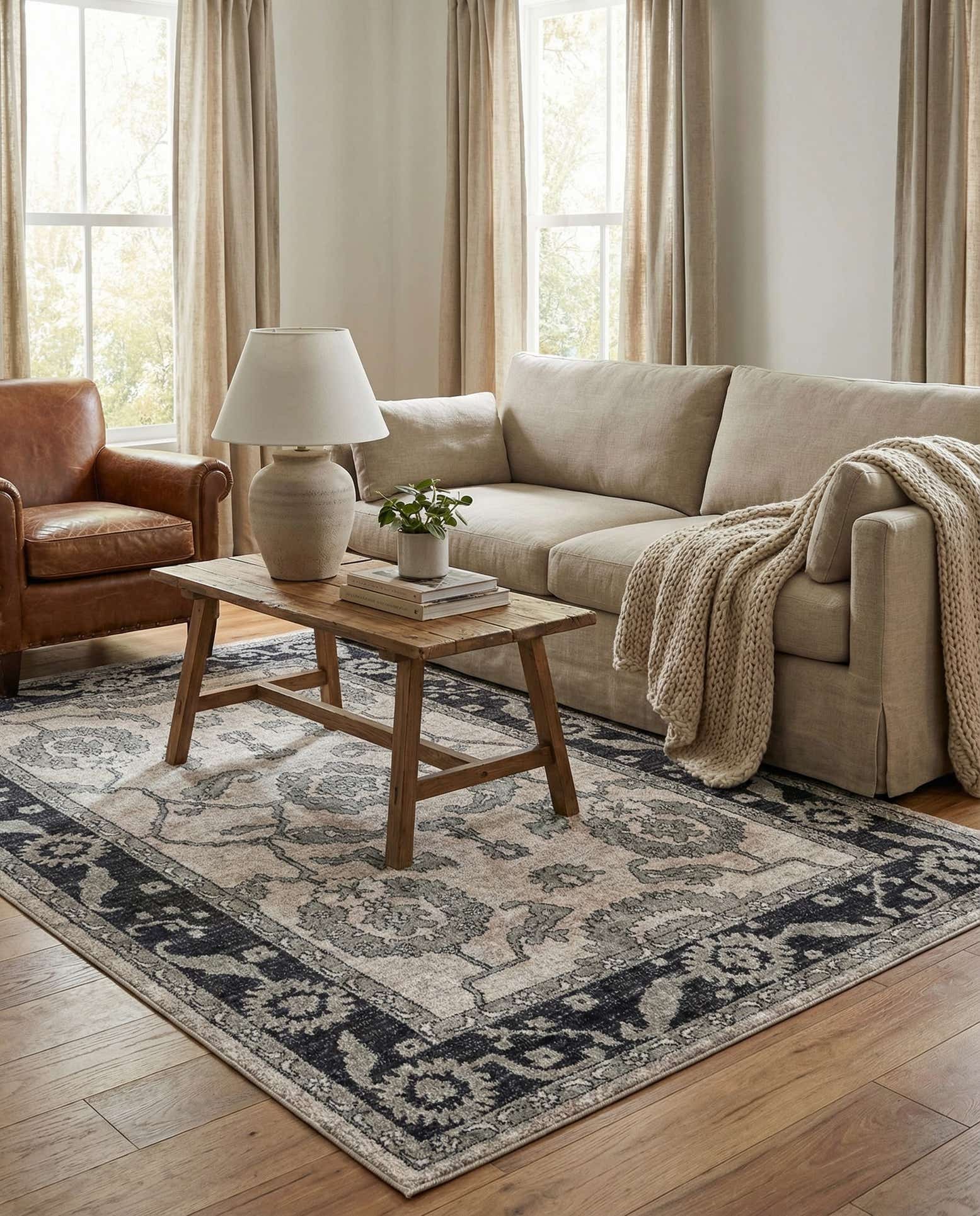 5' 3 x 8' Eco Traditional Rug