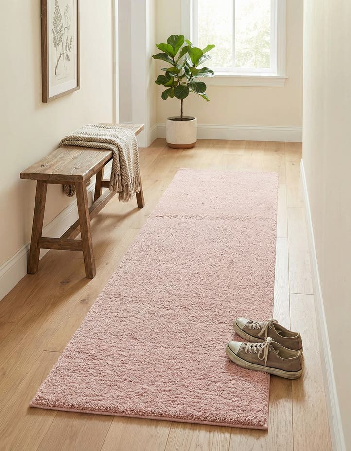 2' 2 x 6' 7 Solid Frieze Runner Rug