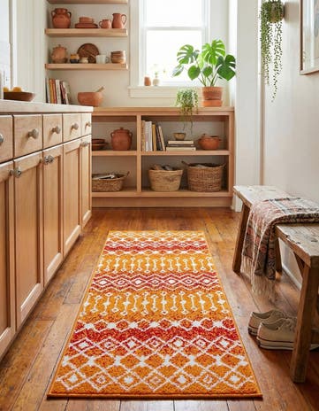 2' x 5' Moroccan Trellis Runner Rug
