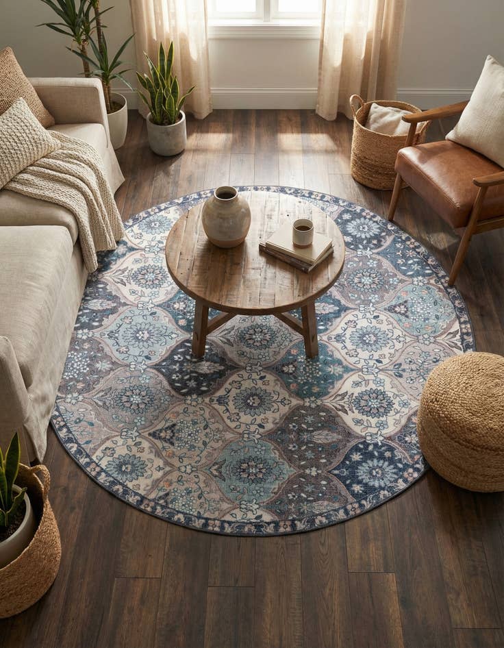 Detail image of 5' 10 x 5' 10 Timeless Round Rug