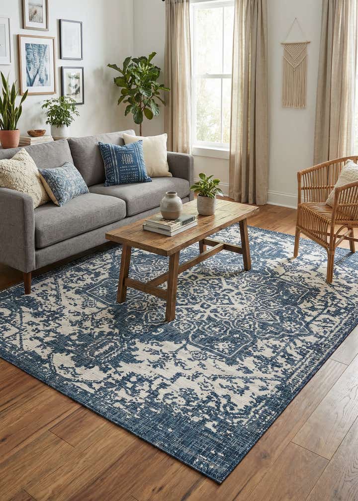 7' 10 x 10' Easy-Clean Jill Zarin Dubai Indoor / Outdoor Rug