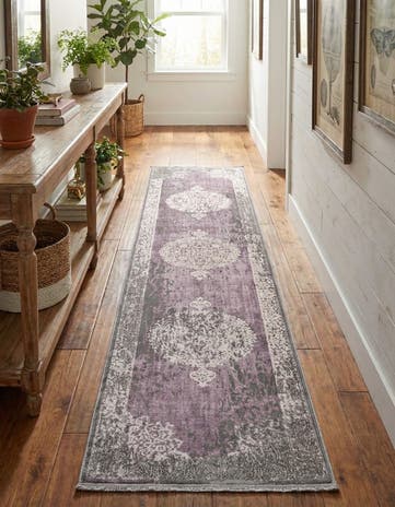 2' 7 x 12' Modern Classical Runner Rug