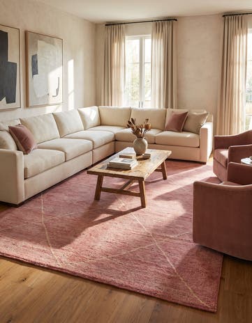 5' 7 x 8' 5 Hand Knotted Darya Wool Rug