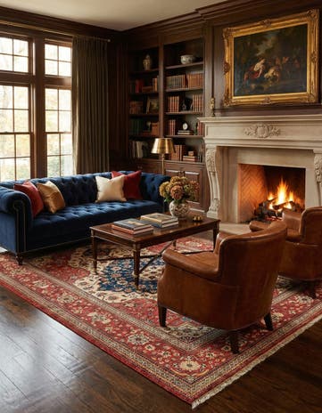 6' 8 x 8' 1 Hand Knotted Ariana Ziegler Oriental Rug