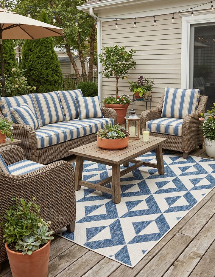 6' x 9' Easy-Clean Jill Zarin Napa Indoor ...