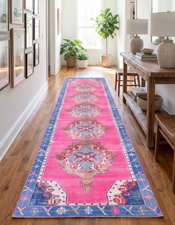 2' 6 x 14' Washable Timeless Runner Rug
