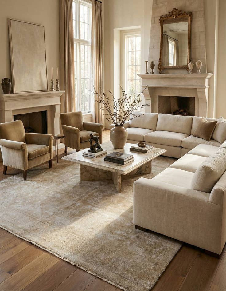 Detail image of  9' 2 x 12' 3  Hand Knotted Ultra Vintage Persian Wool Rug