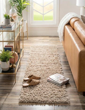 2' x 8' Zermatt Shag Runner Rug