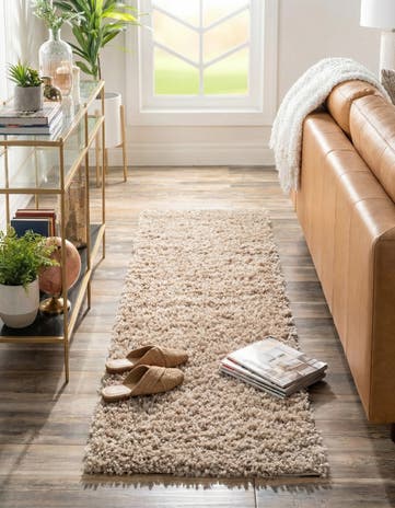 2' x 8' Zermatt Shag Runner Rug