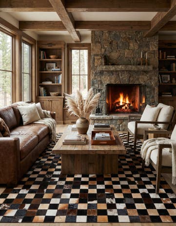 5' x 8' Cowhide Rug