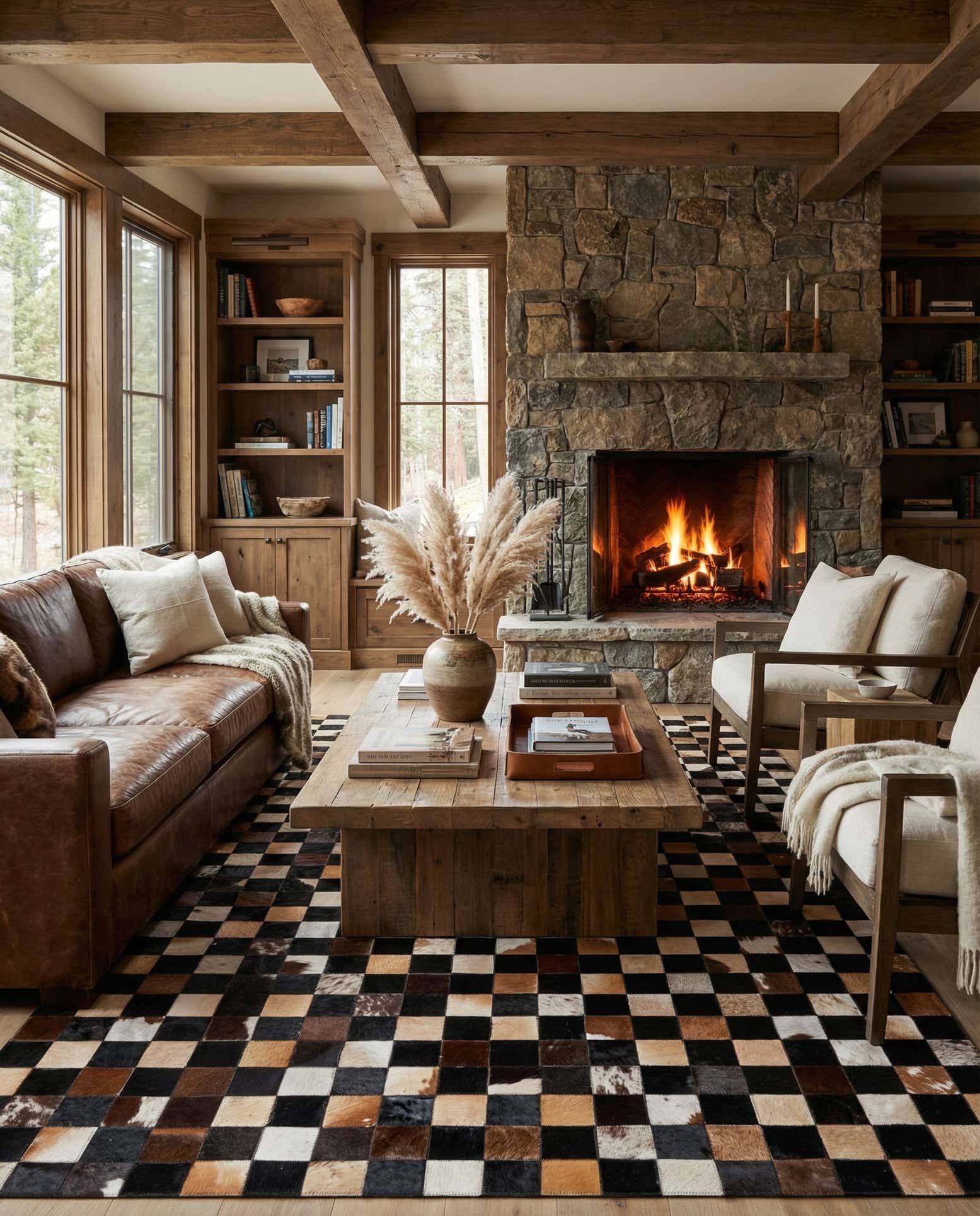 5' x 8' Cowhide Rug