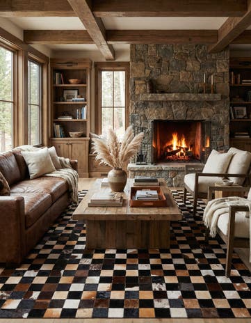 5' x 8' Cowhide Rug