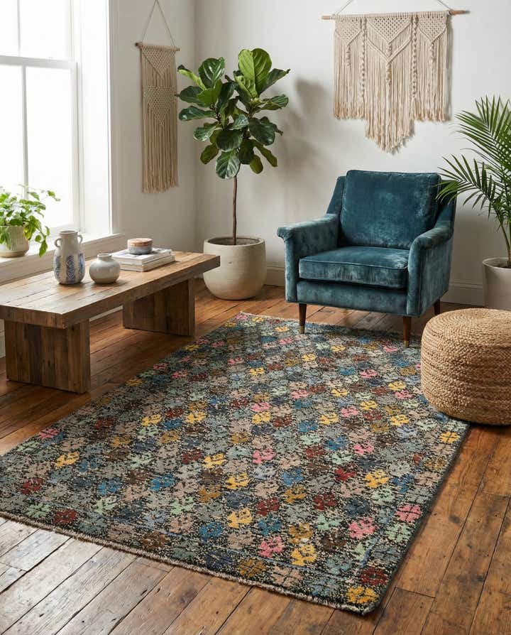 4' 1 x 6' Hand Knotted Darya Wool Rug