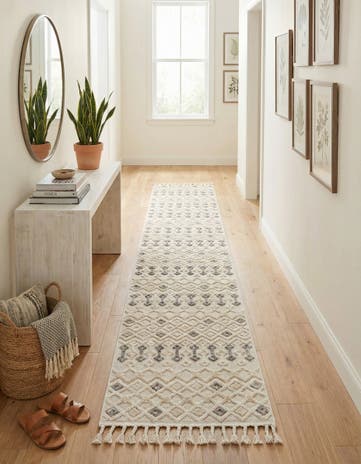 Sandy Beige Arlo Runner Rug