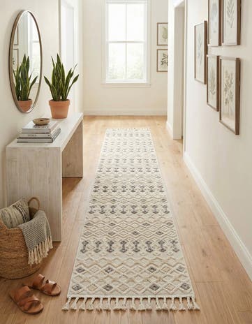 Sandy Beige Arlo Runner Rug