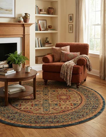 8' x 8' Amina Round Rug
