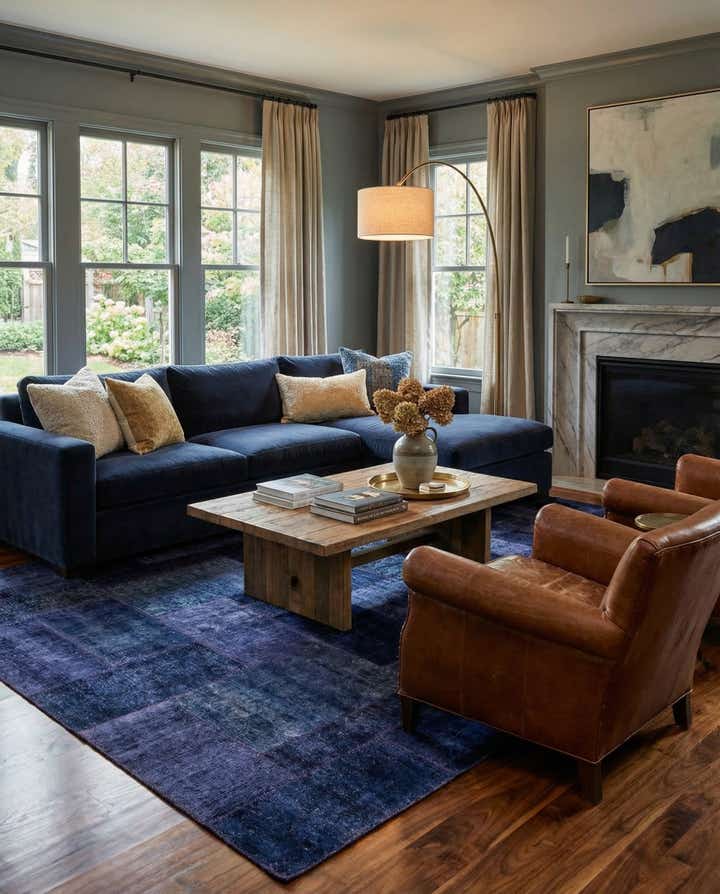 6' 7 x 9' 10 Hand Knotted Ultra Vintage Persian Wool Rug