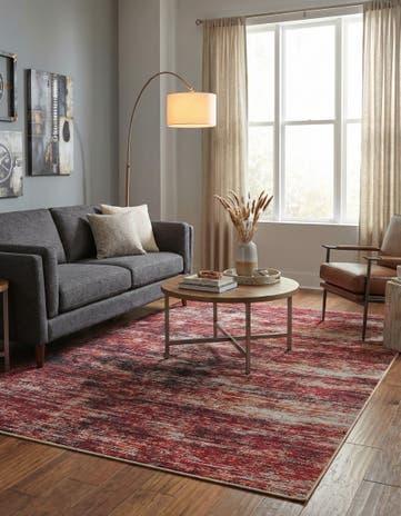 Rust Red Asha Rug