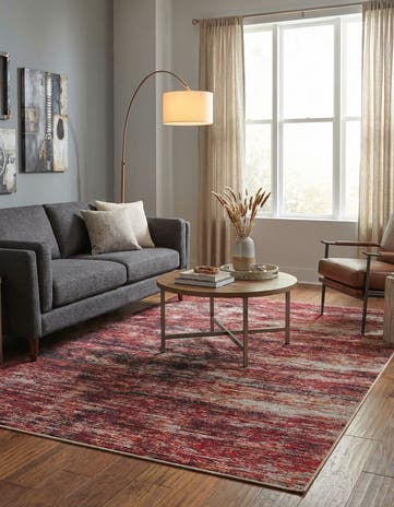 Rust Red Asha Rug