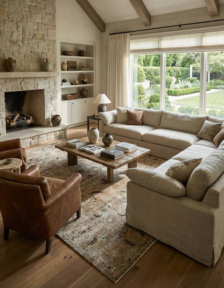 Detail image of 9' 10 x 12' 7 Hand Knotted Ultra Vintage Persian Wool Rug