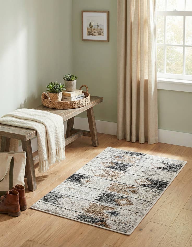 Detail image of 2' x 3' Eco Southwestern Rug