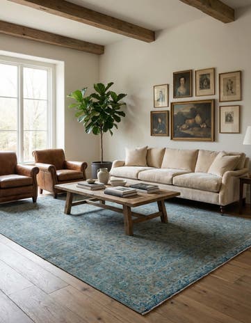 8' x 11' 10 Hand Knotted Ultra Vintage Persian Wool Rug