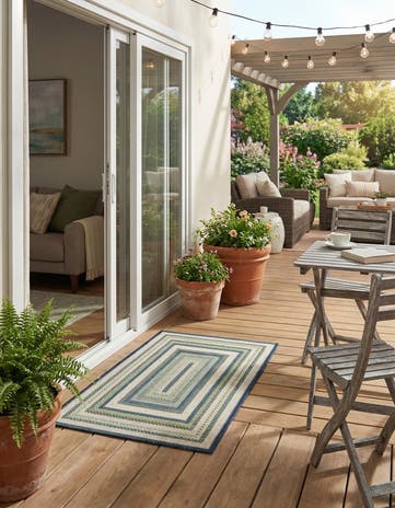 2' x 3' Easy-Clean Baja Indoor / Outdoor Rug