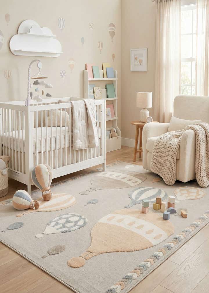 9' x 12' Whimsy Kids Rug