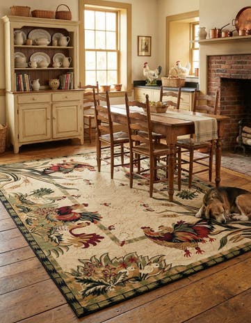 7' 10 x 11' Pastoral Rug
