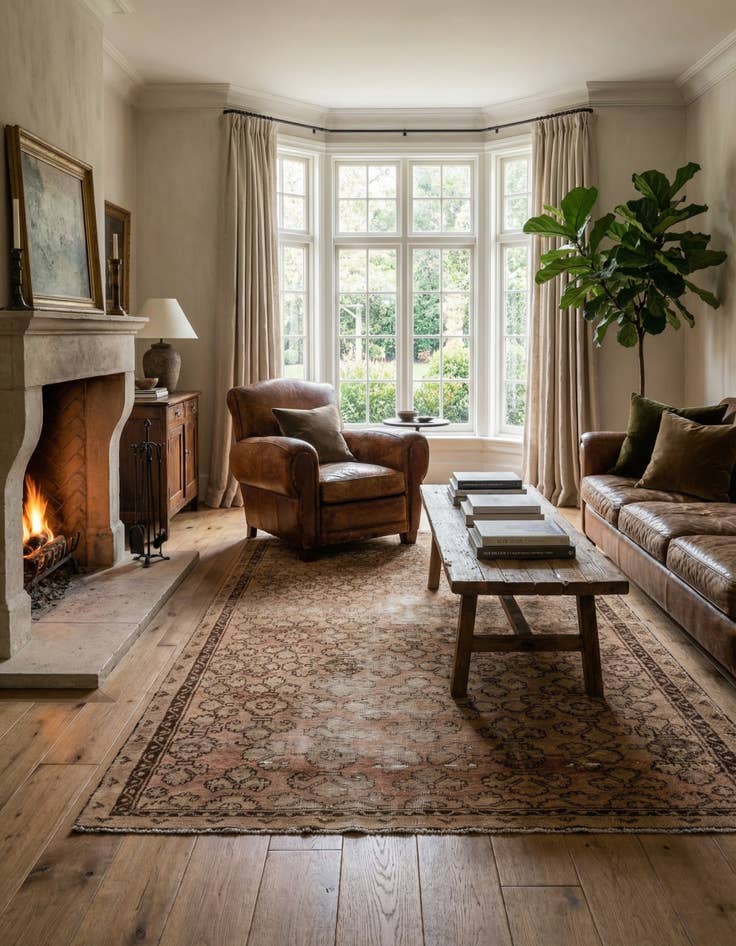 Detail image of 4' 4 x 8' 1  Hand Knotted Ultra Vintage Persian Wool Rug