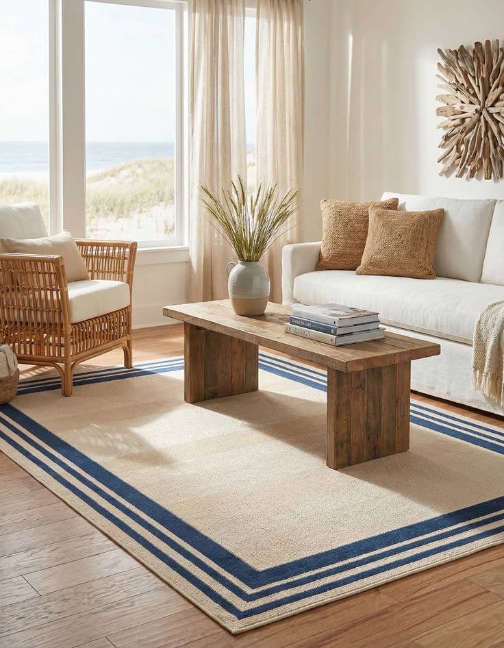 Detail image of 6' x 9'  Washable Aruba Indoor / Outdoor Rug